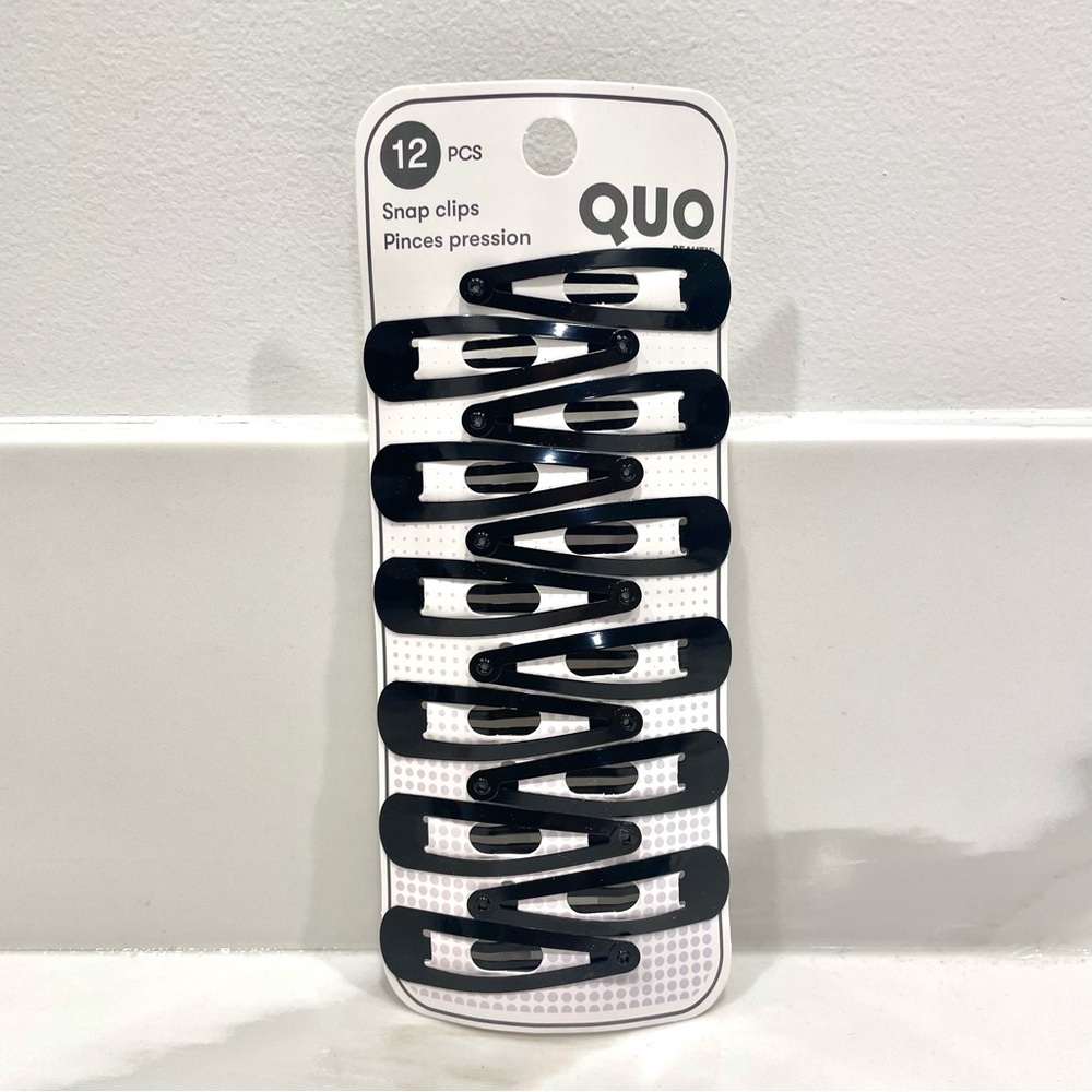🟢10/$30 NEW Quo Beauty Metal Snap Clips